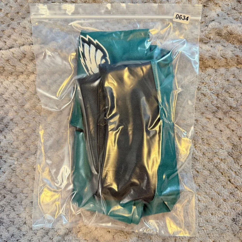 NFL Philadelphia Eagles Girls Pleated Skort Green Black Size Small 7/8 Cheer - Picture 7 of 7